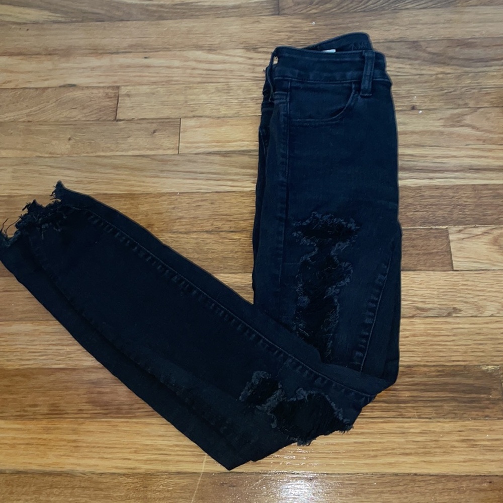 Black Ripped Jeans